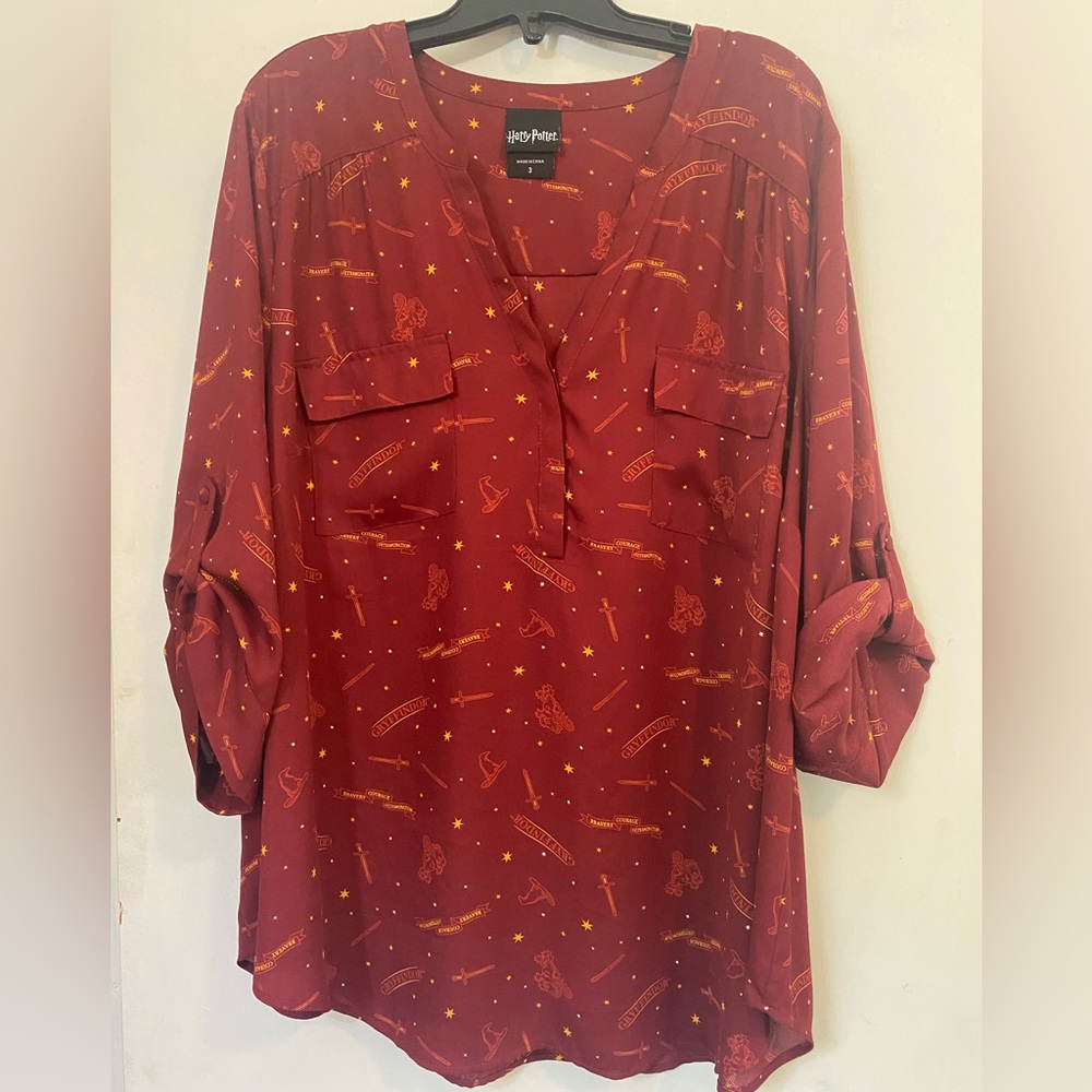 Harry Potter Blouse by Torrid Sz 3